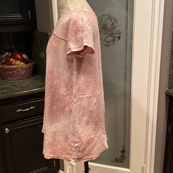 Hem & Thread Distressed Cotton Cover up size Small - Picture 2 of 7